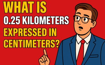 What is 0.25 Kilometers Expressed in Centimeters: A Comprehensive Guide